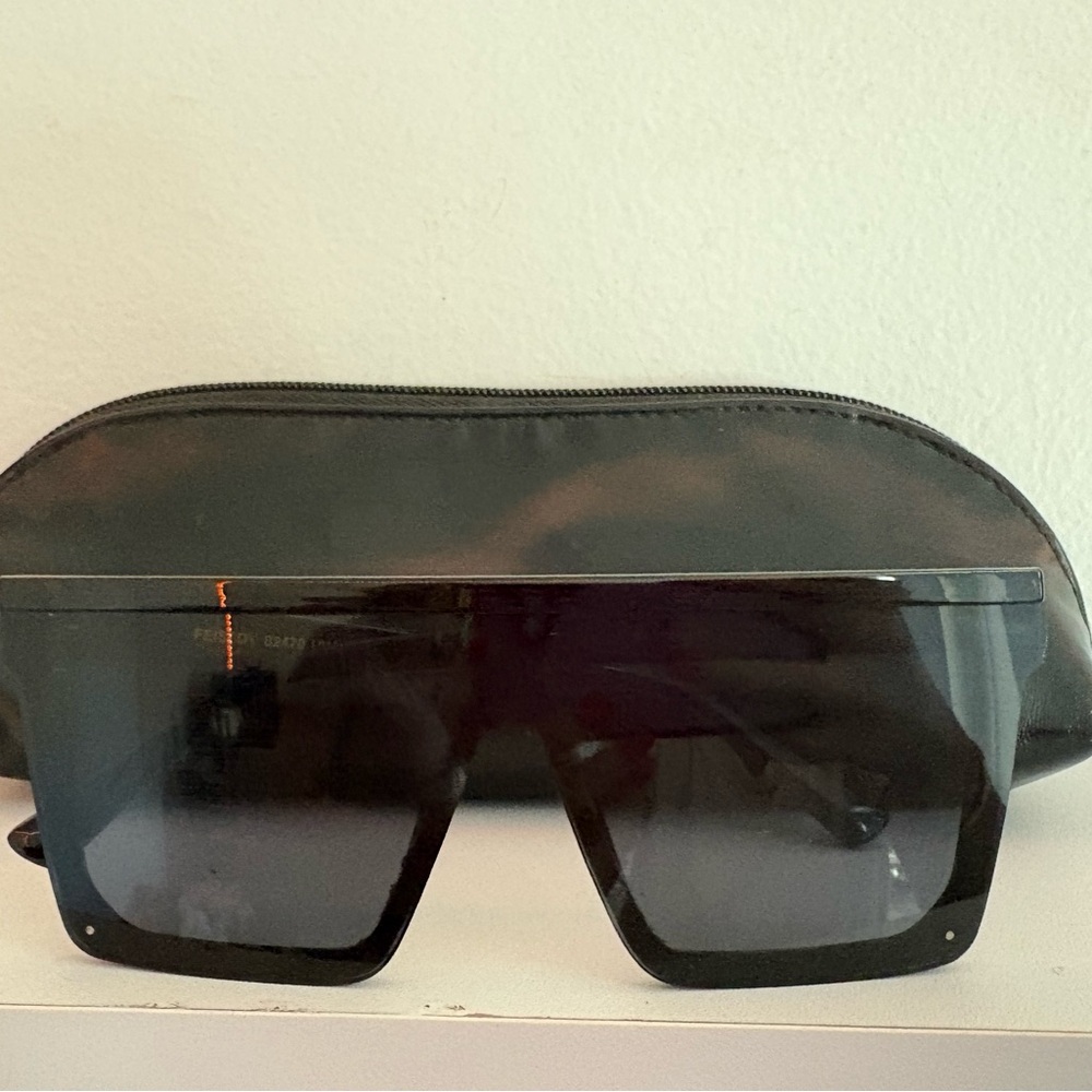 Black Men's Sunglasses with Case